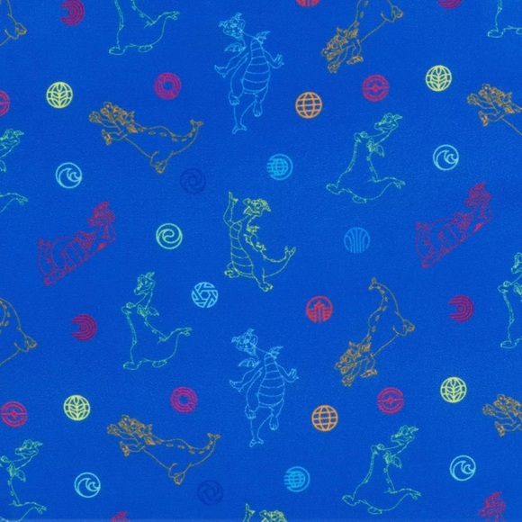 Loungefly Walt Disney EPCOT 40th Anniversary Backpack & Wallet Bundle Set NWT - Picture 4 of 15